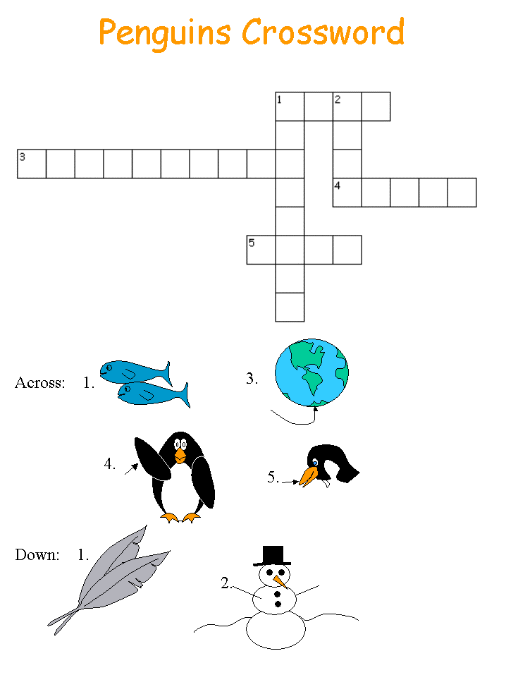 Penguin Picture Crossword