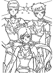 sailor starlights coloring book pages