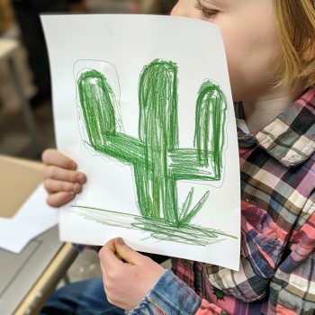 cardboard tube cactus craft
