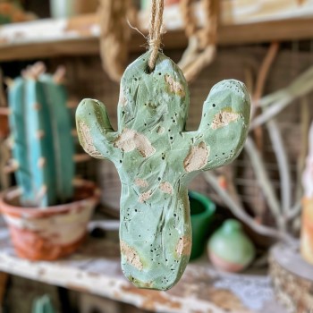 cactus salt dough craft