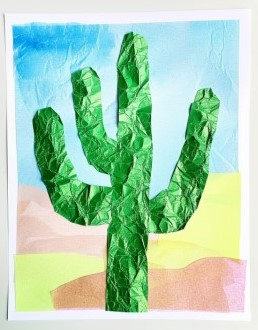 tissue paper saguaro cactus