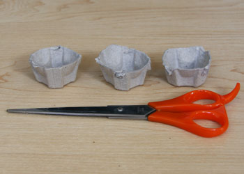 Egg Carton Kendama Craft