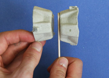 Egg Carton Kendama Craft