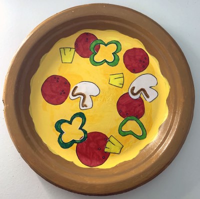 Pizza Paper Plate Craft