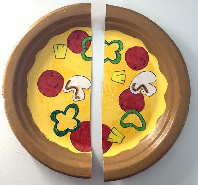 Pizza Paper Plate Craft