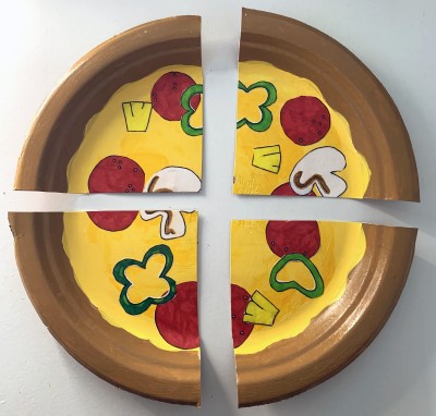 Pizza Paper Plate Craft