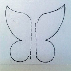 Draw wings and cut them out to glue to your tp roll.
