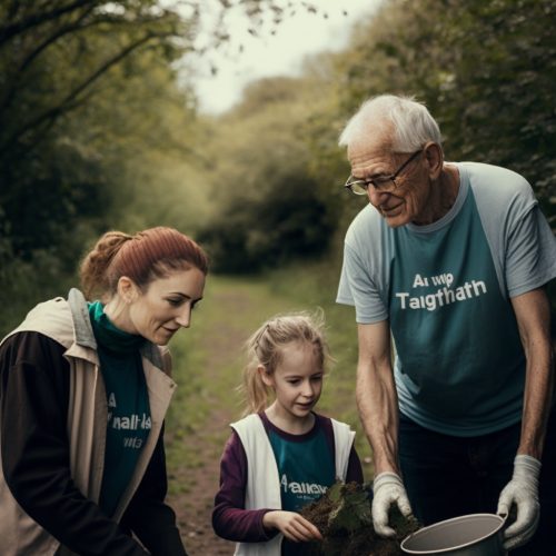 helping grandpa