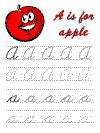 letter a tracer page