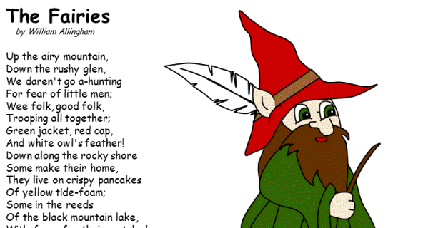printable poetry template in Comic Sans font