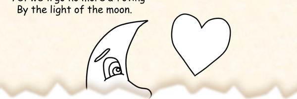 Comic Sans Printable Poetry Coloring Page