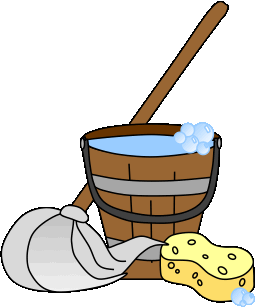 Small Abdul and the Caliph's Daughter: cleaning