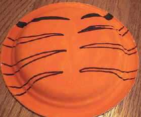 draw stripes on plate