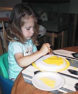 paint plate yellow