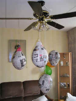 paper mache balloons