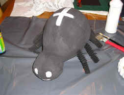 paper mache spider