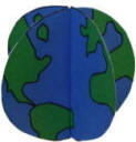 3D earth paper craft