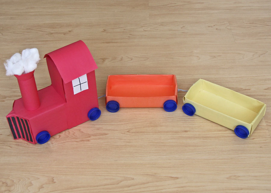Milk Carton TRain