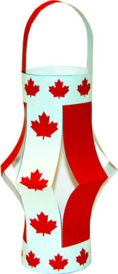canada day paper lantern