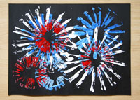 fourth of july fireworks craft
