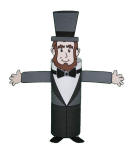 Abraham Lincoln Toilet Paper Roll Craft