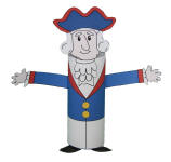 George Washington Toilet Paper Roll Craft