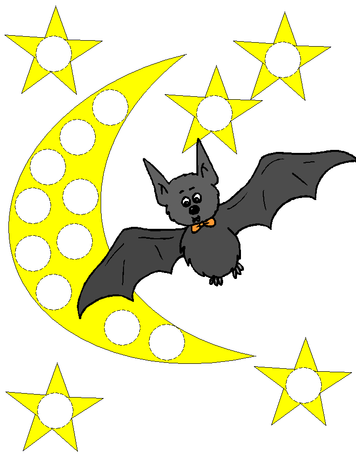 Bat Dot Art Worksheet