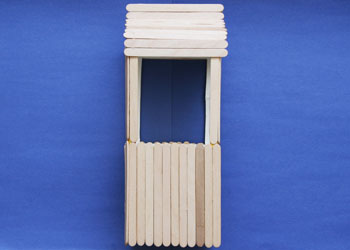 popsicle stick bird feeder craft