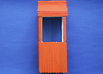 popsicle stick bird feeder craft