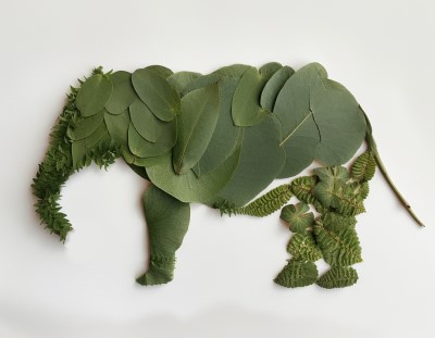 leaf elephant craft