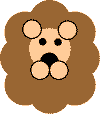 shapes lion paper craft (circle practice)