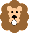 shapes lion paper craft (circle practice)