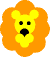 shapes lion paper craft (circle practice)