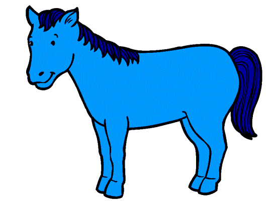horse coloring page