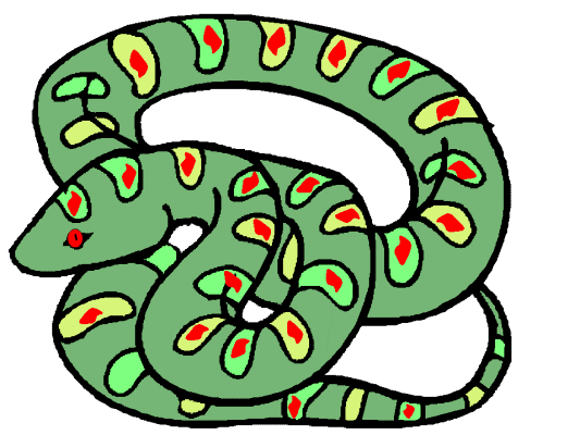 boa constrictor coloring page