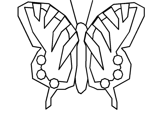 butterfly coloring page