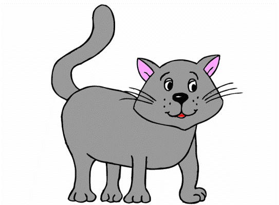cat coloring page