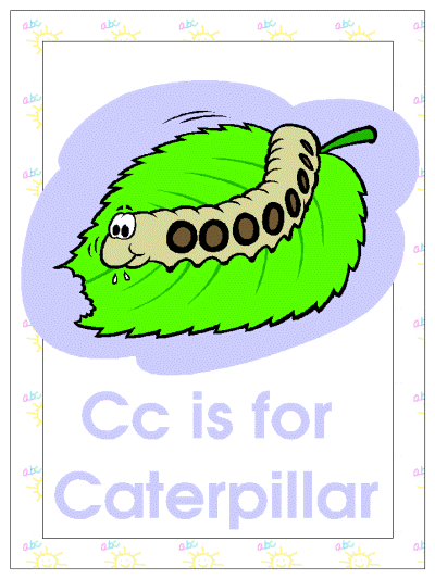 caterpillar coloring page