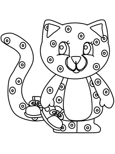 cheetah coloring page