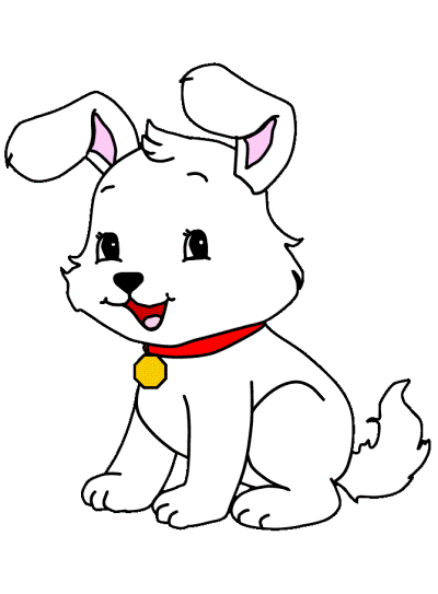 puppy coloring page