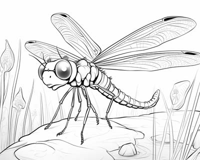 insect coloring page