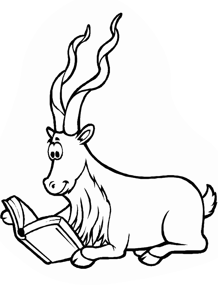 kudu coloring page