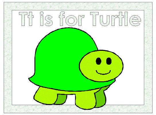 turtle learn to print tracer page