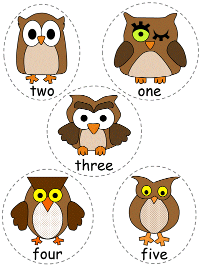 owl felt board printables