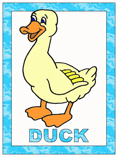 duck coloring page