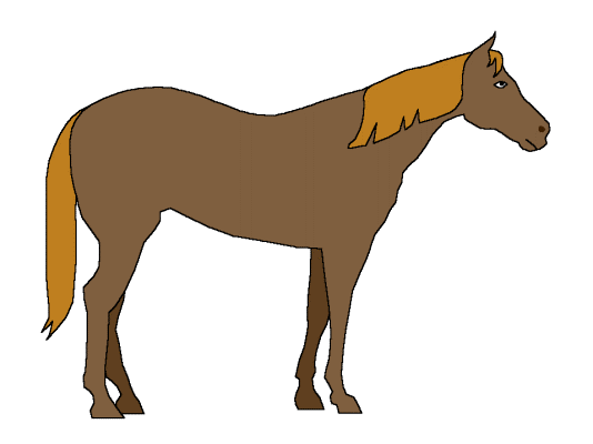 horse coloring page