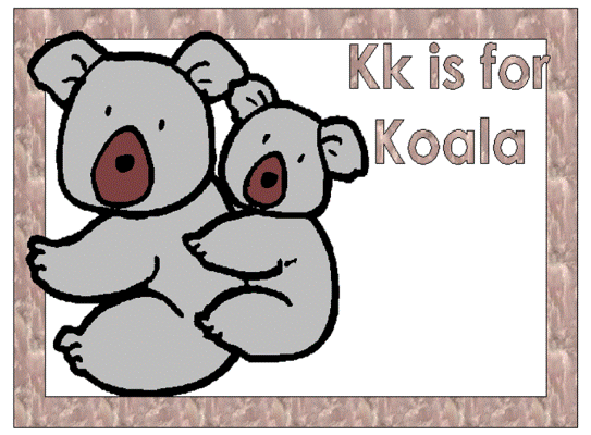australian koala coloring page