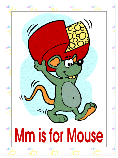 mouse coloring page