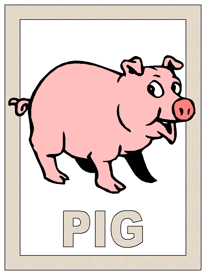 pig coloring page