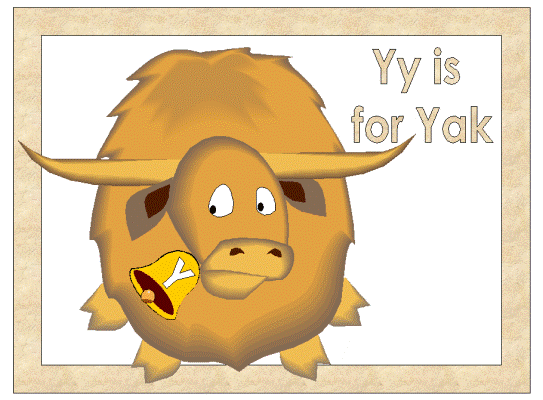 yak coloring page